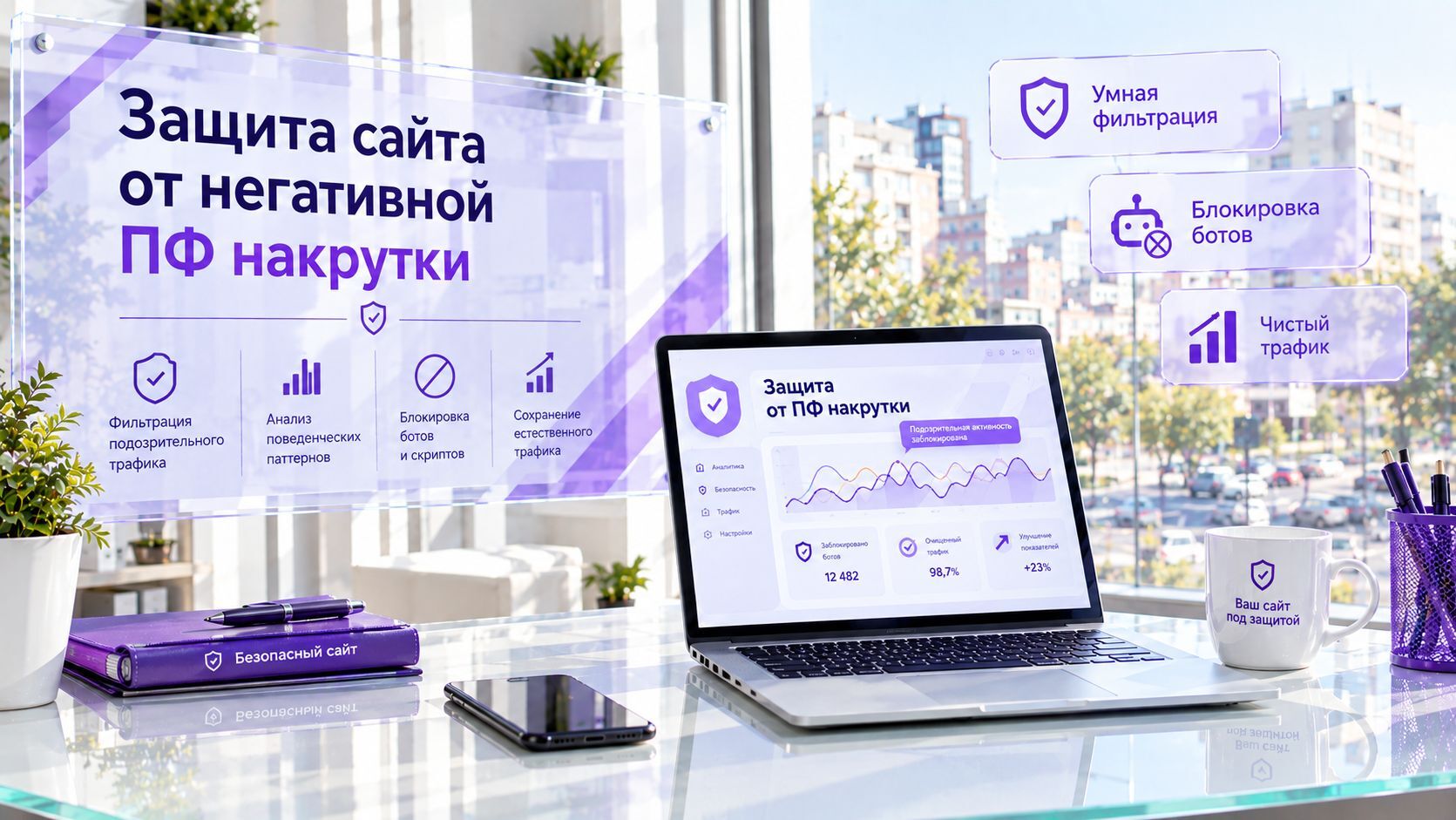 Защита сайта от негативной накрутки - MiWix