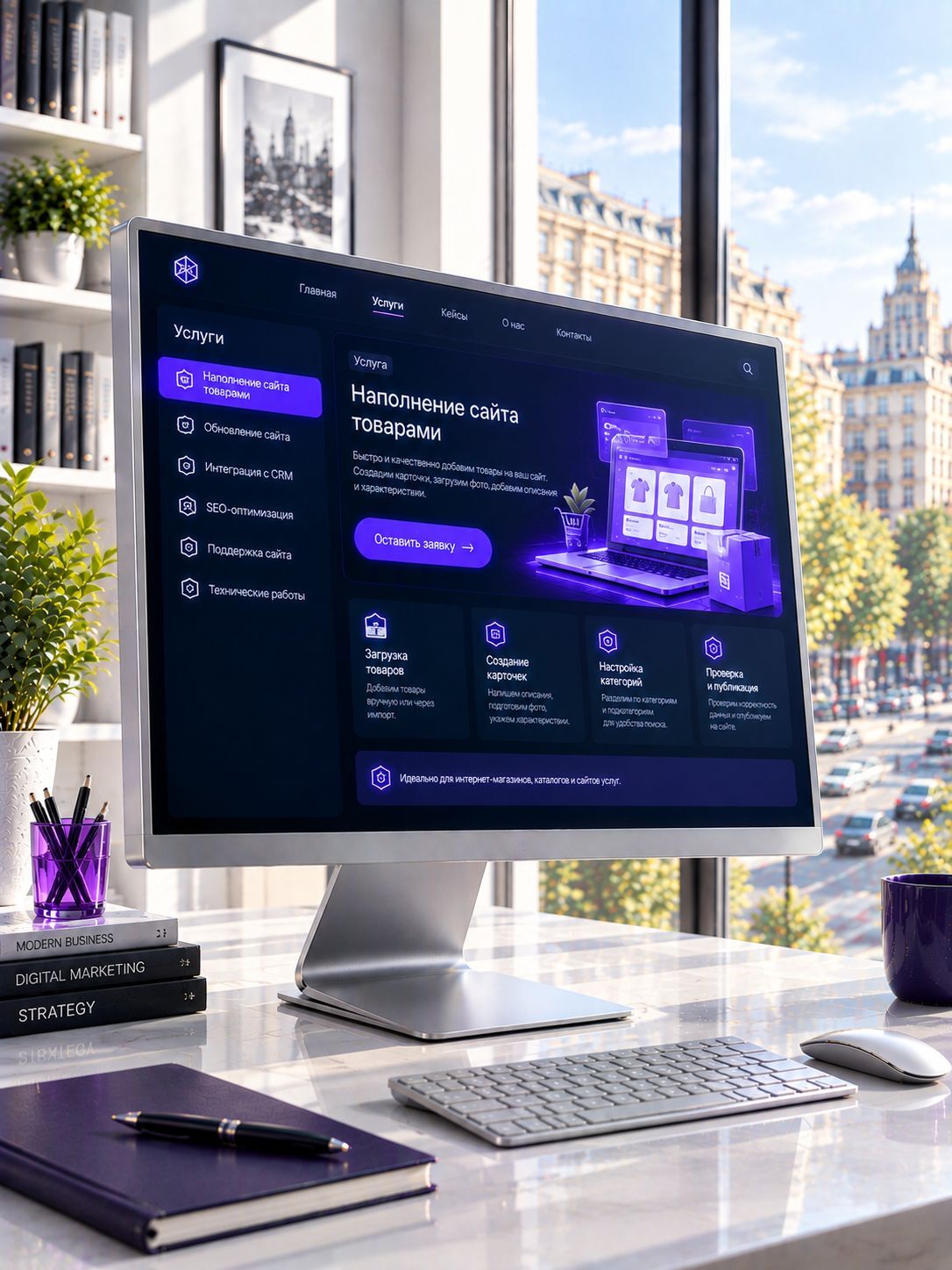 Наполнение сайта товарами - MiWix