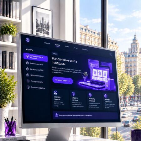 Наполнение сайта товарами - MiWix