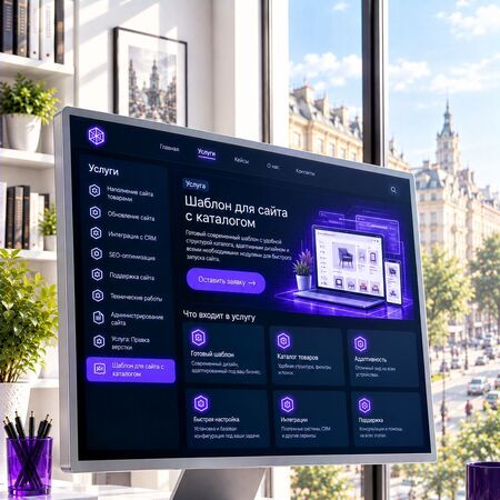 Шаблон для сайта с каталогом - MiWix