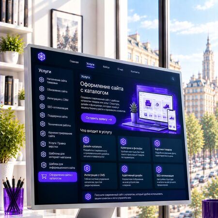 Оформление сайта с каталогом - MiWix