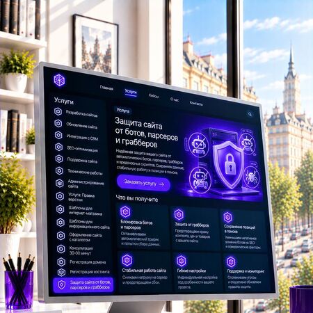 Защита сайта от ботов и грабберов - MiWix
