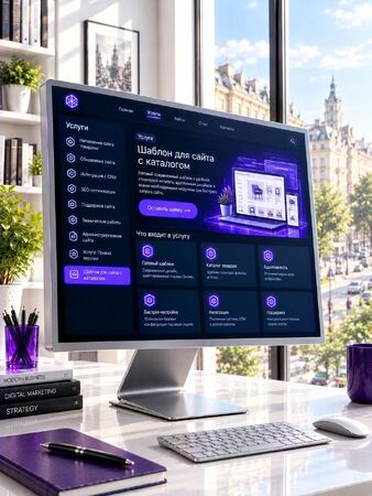 Шаблон для сайта с каталогом - MiWix