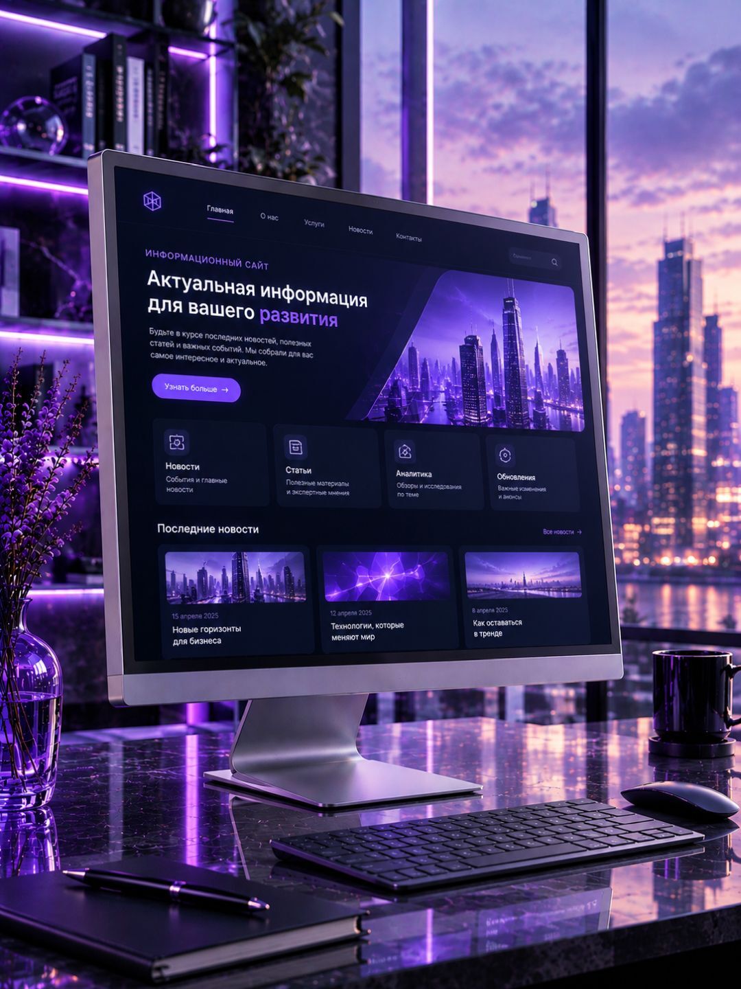Информационный сайт - MiWix