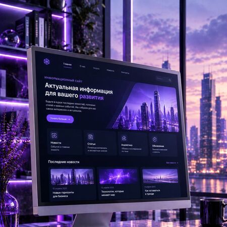 Информационный сайт - MiWix