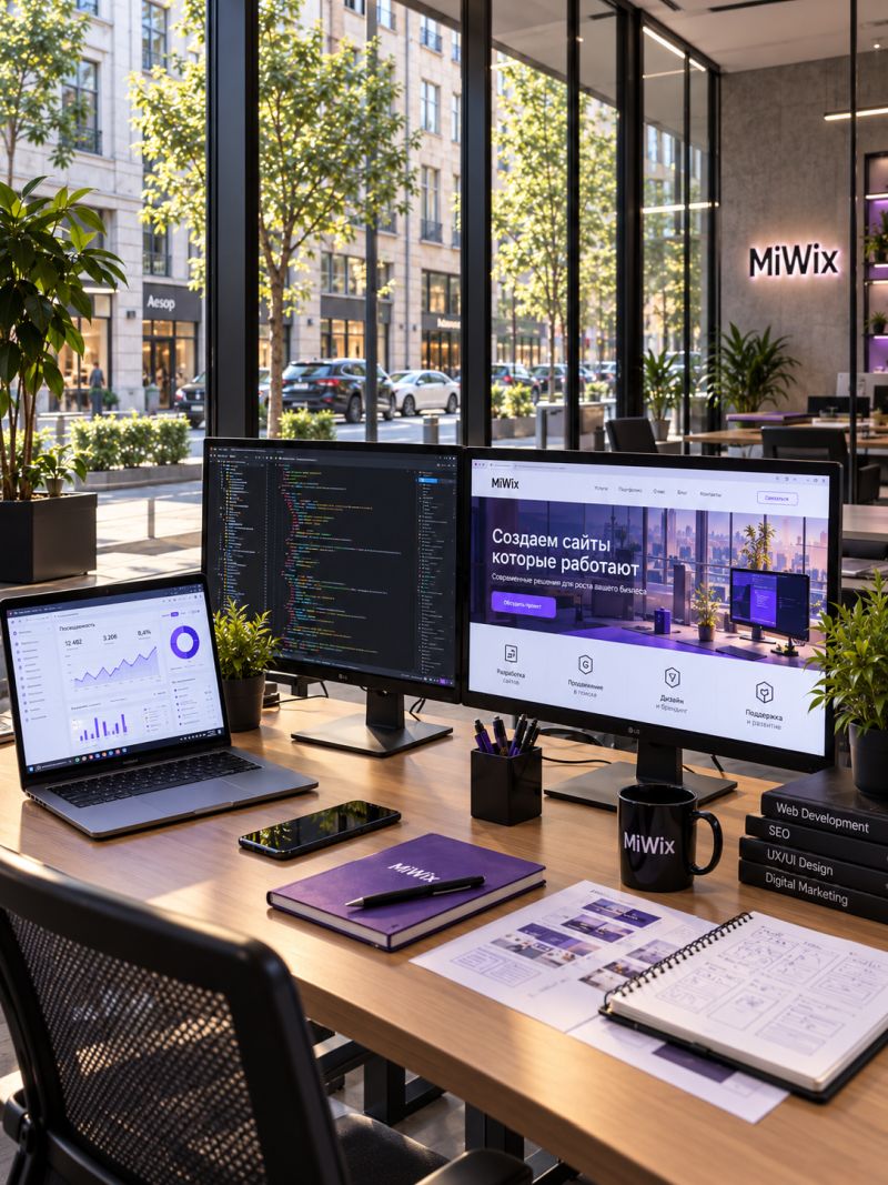 Офис веб-студии MiWix в Москве